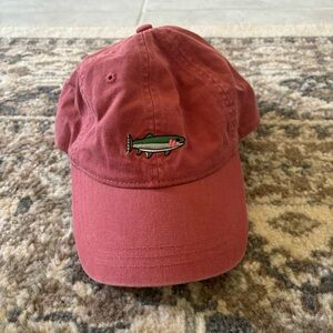 J. CREW salmon fish baseball fishing cap hat